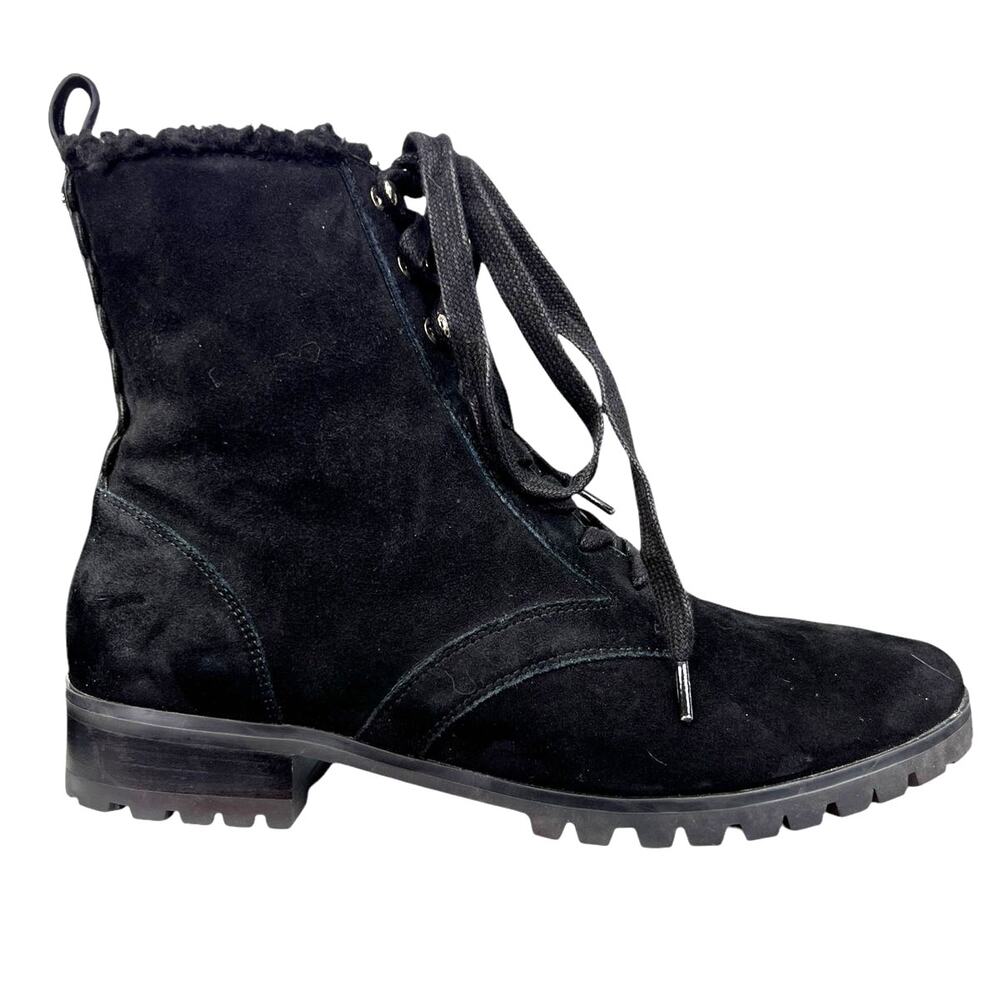 Kate Spade New York Women’s Raegan Black Suede Side Zip Ankle Boots Size US 9.5